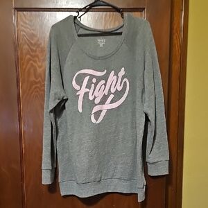 Torrid Gray 'Fight' Graphic Top